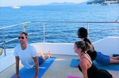 Yoga and Fitness on a Yacht